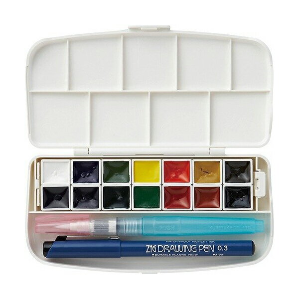 【エントリーでP5倍!20日20:00-27日1:59】 1318-KG301-1 フィス透明水彩セット 14色セット