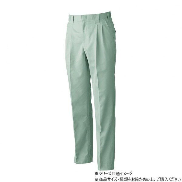 桑和 4119 ツータックスラックス 76サイズ モスグリーン(107) 桑和