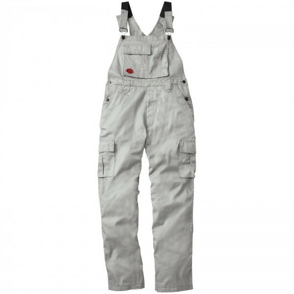 桑和 29014 サロペット 4Lサイズ シルバーグレー(22) BULL WORKS 桑和