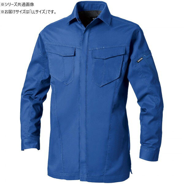 商品説明★ 窮屈感を感じさせない適度なストレッチ性。伸縮性抜群のストレッチ素材で動きやすいです。また、通気性・吸水性・速乾性に優れたハイスペック素材で、風通しが良く、涼しい着心地です。消臭加工により、不快なニオイを抑えてくれます。ボタン・ファスナーが表に出ないスクラッチカード仕様になっています。胸二重ポケットは野帳が入る大きさです。スペック* 素材・材質：本体：綿35%、ポリエステル65%　ドットボタン(隠し)：樹脂* 商品サイズ：LLサイズ：胸囲118×肩巾50×着丈78×袖丈61cm* 生産国：ベトナム
