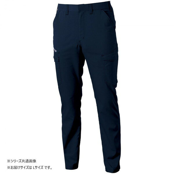 商品説明★ 伸縮性抜群のストレッチ素材で動きやすい。シワになりにくく、簡単なアイロンがけ、もしくはノーアイロンでOK。生地裏側の肌離れが良く、ベタつきにくいのも特徴。野帳が入る大きさのポケットが付いています。スペック* 素材・材質：本体：綿20%、ポリエステル80%　前カン、フロントファスナー：金属　ファスナー、ドットボタン(隠し)：樹脂* 商品サイズ：L：ウエスト80~85×股下80×わたり巾34cm* 生産国：ミャンマー