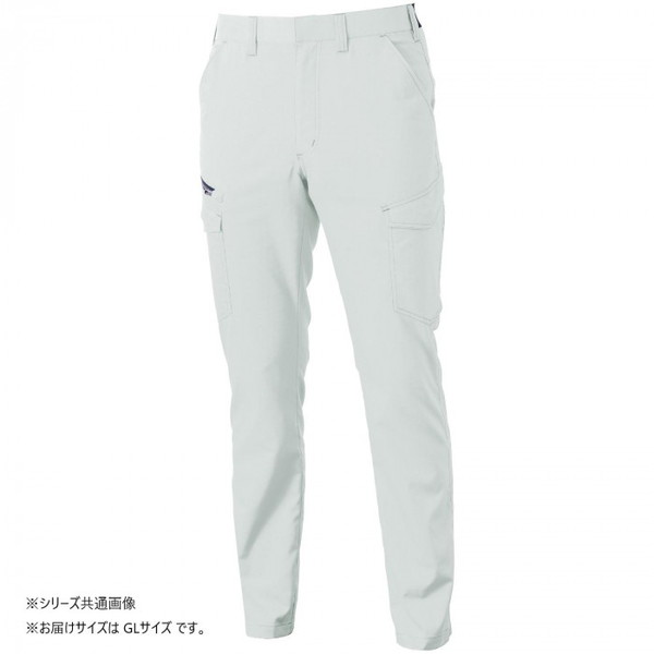 商品説明★ 伸縮性抜群のストレッチ素材で動きやすい。シワになりにくく、簡単なアイロンがけ、もしくはノーアイロンでOK。生地裏側の肌離れが良く、ベタつきにくいのも特徴。野帳が入る大きさのポケットが付いています。スペック* 素材・材質：本体：綿20%、ポリエステル80%　前カン、フロントファスナー：金属　ファスナー、ドットボタン(隠し)：樹脂* 商品サイズ：GL：ウエスト66~71×股下76×わたり巾32×ヒップ99cm* 仕様：レディース仕様透け防止裏地付き* 生産国：ミャンマー