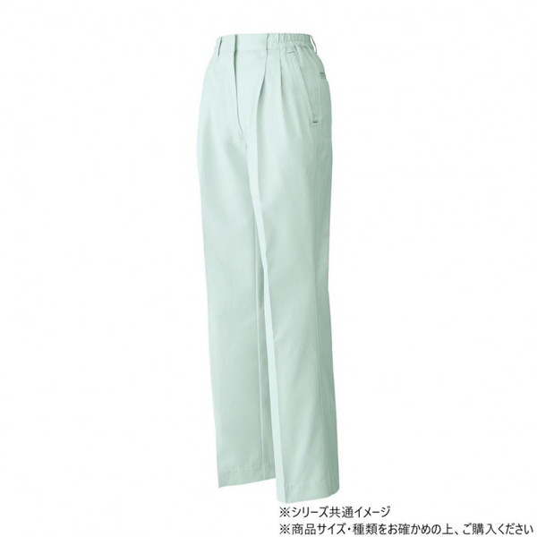 桑和 6110 レディースツータックスラックス Lサイズ モスグリーン(107) 桑和