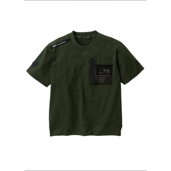 Rakuten - 桑和 8255-53 半袖Tシャツ Lサイズ アーミー(82) G.G. 桑和
