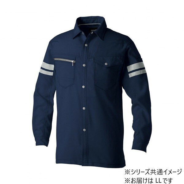 商品説明★ 不快な静電気からしっかりガードします。伸縮性抜群のストレッチ素材で動きやすく、窮屈感を感じさせません。 スペック* 素材・材質：本体：綿10%・ポリエステル100%* 商品サイズ：LL* 仕様：二重組織消臭反射テープ* 生産国：ベトナム