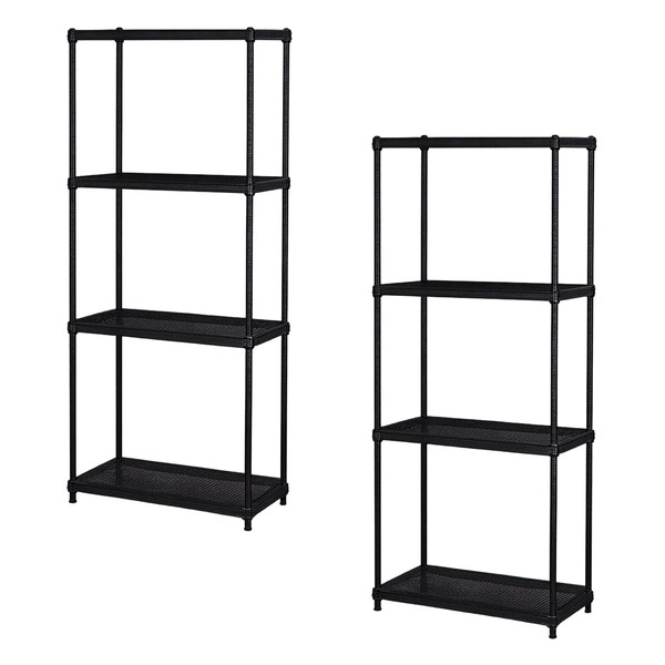 エキスパンドラック4段×2個セット EPR-6015BK×2pcs エイ・アイ・エス ブラック メ...