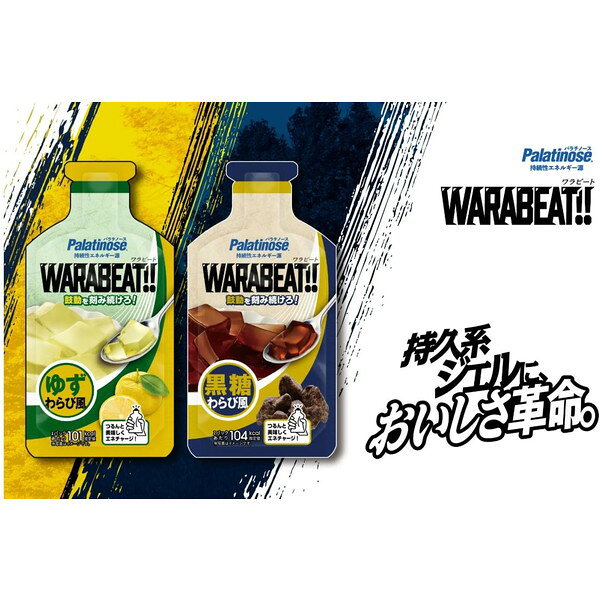 DM三井製糖 WARABEAT!! 黒糖わらび風 1箱(10袋入) マラソン 補給食 ジェル パラチ...