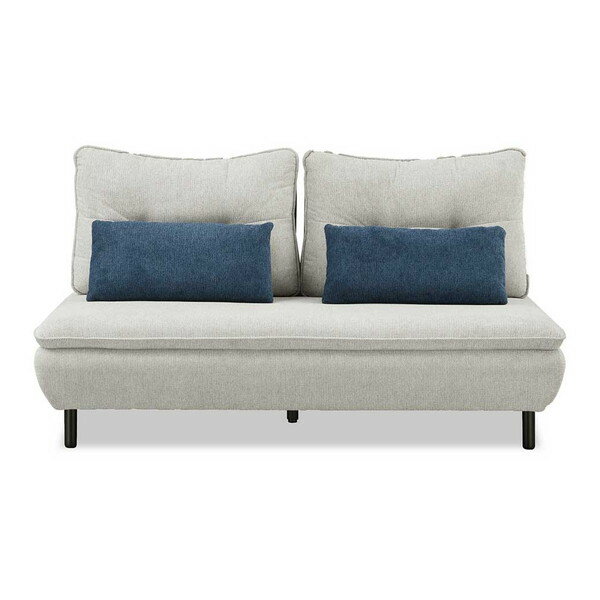 【エントリーでP5倍!20日20:00-27日1:59】 ソファ Isra 2P+背x2 GY、GY/BL 筑波産商 メーカー直送(3)