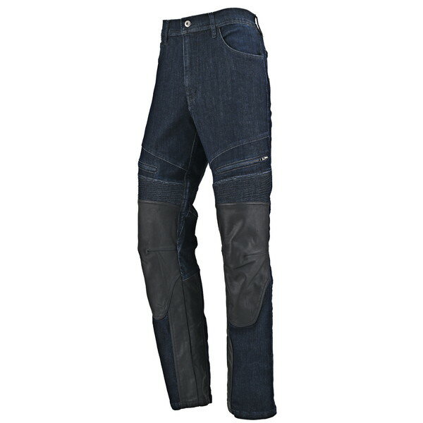 D63314 バイク ライディングパンツ 春夏秋 ストレッチ ジーンズ レザー補強 ヒートガードデニムパンツ DB-011 インディゴ Sサイズ デイトナ