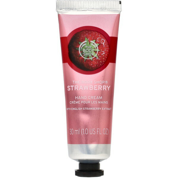【エントリーでP5倍!20日20:00-27日1:59】 THE BODY SHOP ザボディショップ ハンドクリーム ストロベリー 30mL TBS-HANDCREAMSTRAWB-30 誕生日 新生活 クリスマス ギフト プレゼント