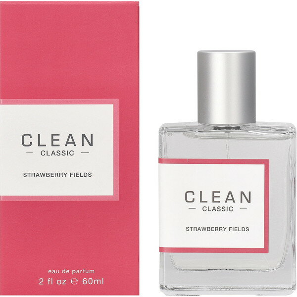 【エントリーでP5倍!20日20:00-27日1:59】 CLEAN クリーン 香水 ユニセックス メンズ レディース クラシック ストロベリーフィールド オードパルファム 60mL CLN-CLASSICSTRAWBER-60 フレグランス 誕生日 新生活 クリスマス ギフト プレゼント