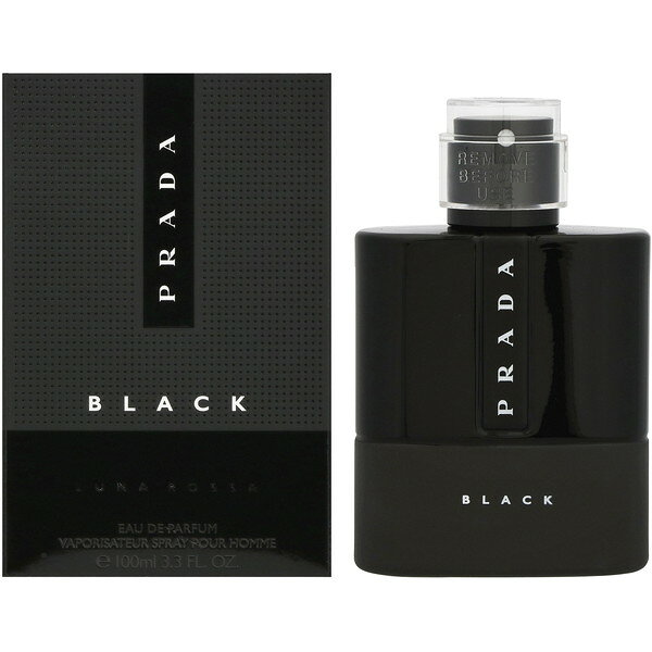 PRADA プラダ 香水 メンズ ルナロッサ ブラック オードパルファム 100mL PR-LUNAROSSABLACK-100 フレグランス 誕生日 新生活 クリスマス ギフト プレゼント