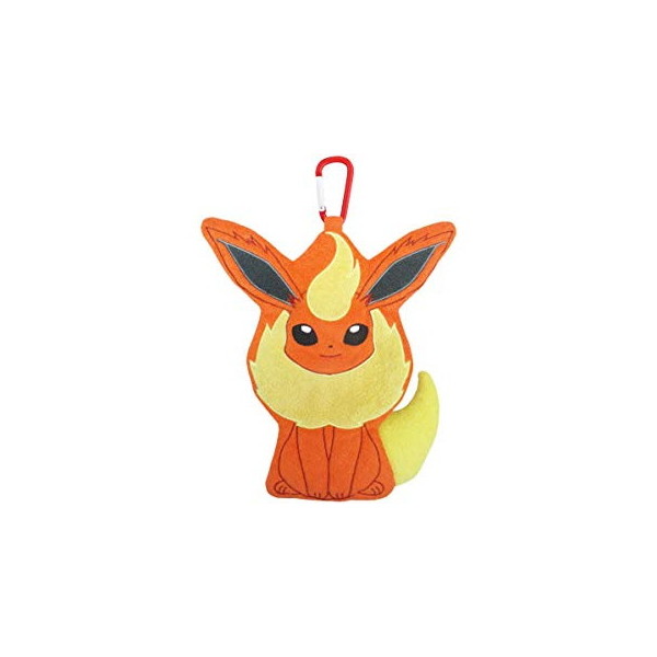 Pocket Monster - 三英貿易 ポケットモンスター ぬいぐるみ PZ36 ぺたふわポーチ ブースター