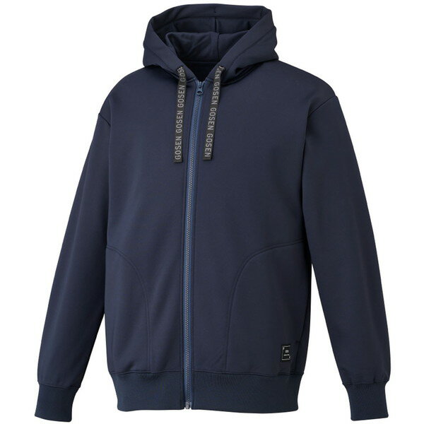 Men'S Wear - ゴーセン スポーツウエア 裏起毛ストレッチジップアップパーカー ネイビー L W2540 17 GOSEN