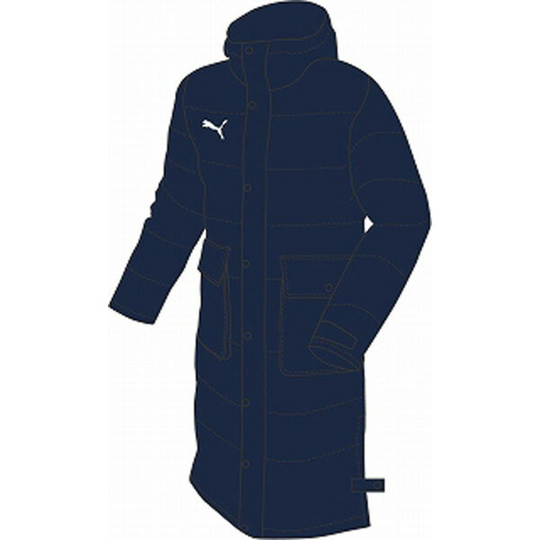 プーマ スポーツウエア TEAMLIGA ロングダウンコート ネイビー XL 657736 06 PUMA 2