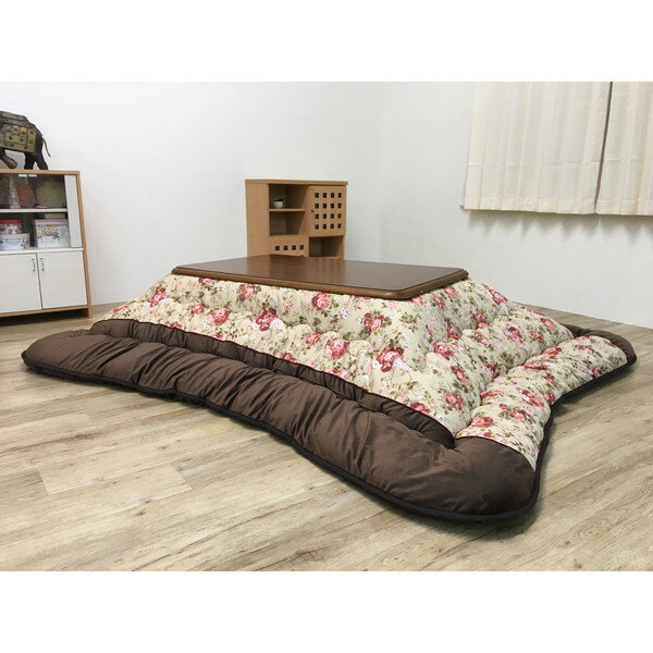 こたつ布団 イケヒコ・コーポレーション 1160730020103 掛布団 フロール ベージュ 約205×205cm メーカー直送