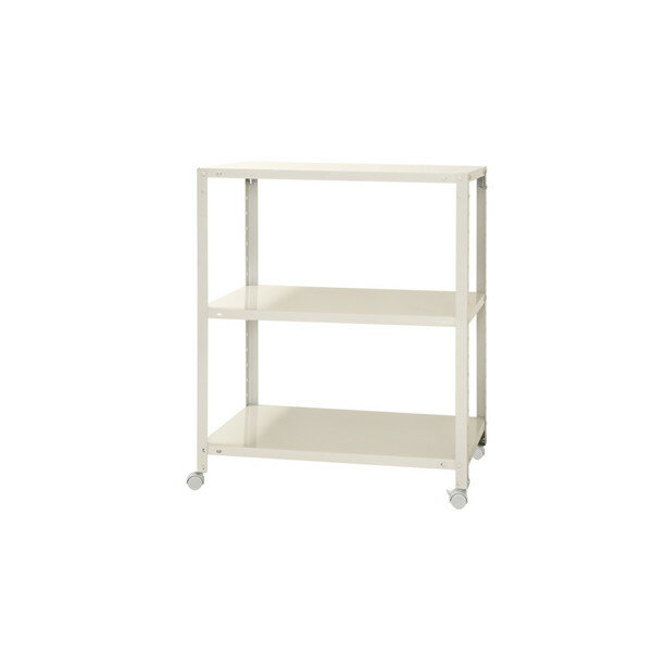 キタジマ 51070035601 NSTR-K356 ホワイト [スマートラック 3段 キャスター付] メーカー直送(3.0)