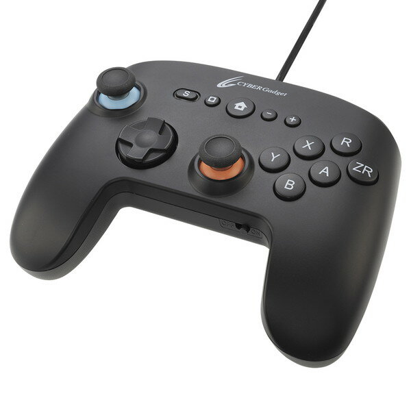 CY-S2GC6BWD-BK Switch2用 ゲーミングコントローラー6B 有線タイプ ブラック サイバーガジェット
