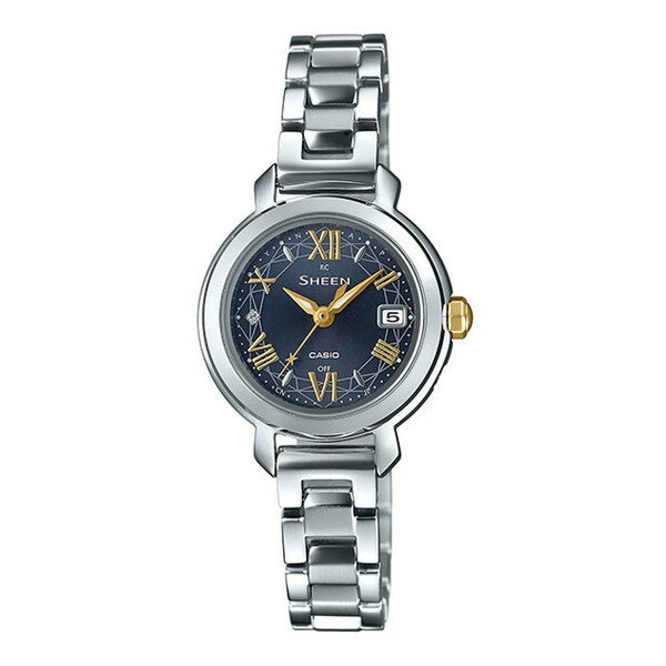 腕時計 時計 CASIO カシオ SHEEN シーン レディース SHW-5300D-2AJF ソーラー充電 ウォッチ シルバー 誕生日 新生活 クリスマス 母の日 ギフト プレゼント SHW5300D2AJF