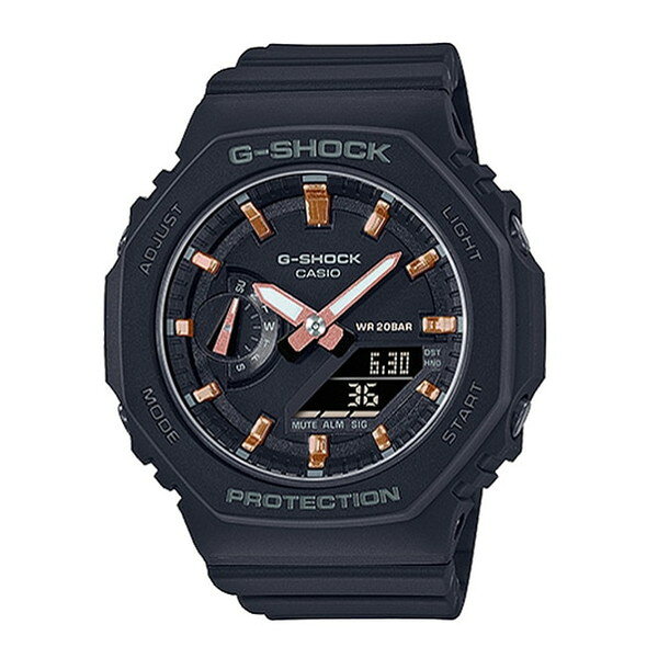 腕時計 時計 CASIO カシオ G-SHOCK レディース GMA-S2100-1AJF Gショック GSHOCK ジーショック クォーツ ウォッチ ブラック 黒 誕生日 新生活 クリスマス 母の日 ギフト プレゼント GMAS21001AJF
