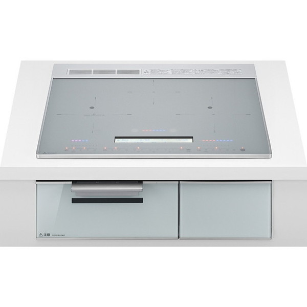 CS-A206-S MITSUBISHI マットシルバー/クリアシルバー CROSS+TOPシリーズ [ビルトインIHクッキングヒーター (60cm幅・IH3口・単相200V)]