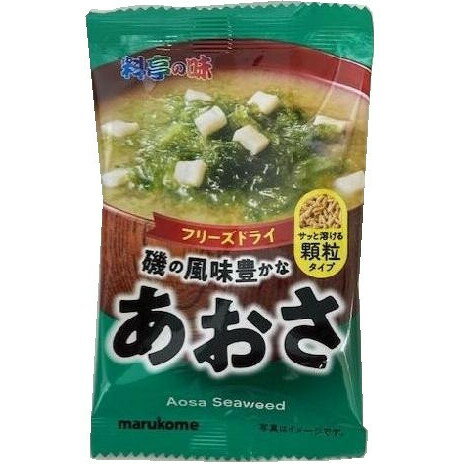 マルコメ フリーズドライ顆粒みそ汁 料亭の味 あおさ 7g× 10 メーカー直送 プレゼント ギフト