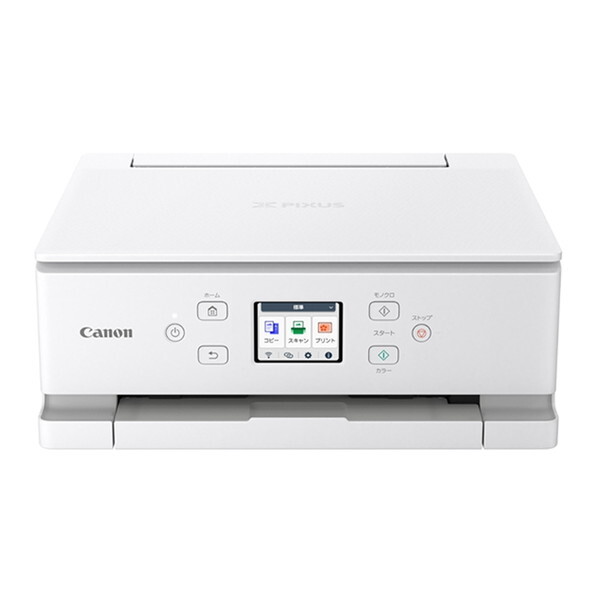 【エントリーでP5倍!20日20:00-27日1:59】 TS7630WH CANON ホワイト PIXUS [A4 インクジェットプリンタ..