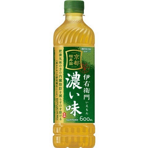 サントリー 伊右衛門 濃い味 機能性表示食品 手売用ペット 600ml× 24 メーカー直送 プレゼント ギフト