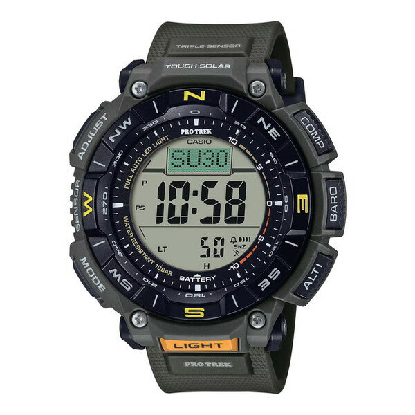 腕時計 時計 CASIO カシオ PRO TREK プロトレック メンズ PRG-340-3JF Climber Line ソーラー充電 ウォッチ ブラック 黒 誕生日 新生活 クリスマス 父の日 ギフト プレゼント PRG3403JF