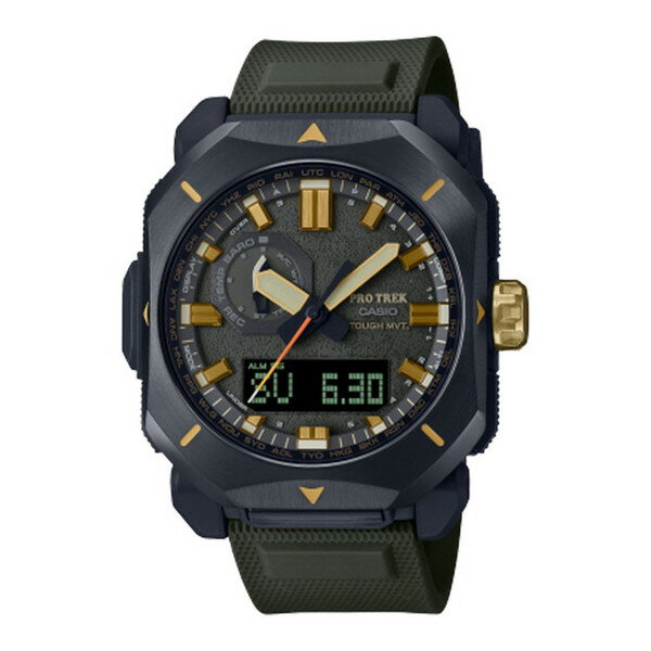 腕時計 時計 CASIO カシオ PRO TREK プロトレック メンズ PRW-6900Y-3JF Climber Line ソーラー充電 ウォッチ ブラック 黒 誕生日 新生活 クリスマス 父の日 ギフト プレゼント PRW6900Y3JF