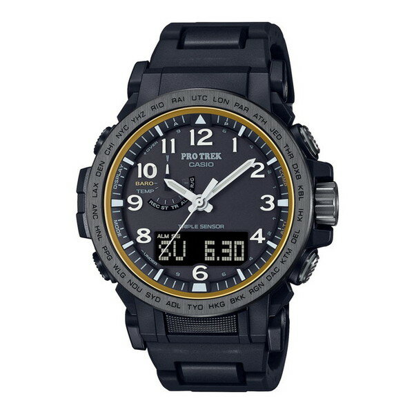 腕時計 時計 CASIO カシオ PRO TREK プロトレック メンズ PRW-51FC-1JF Climber Line ソーラー充電 ウォッチ ブラック 黒 誕生日 新生活 クリスマス 父の日 ギフト プレゼント PRW51FC1JF