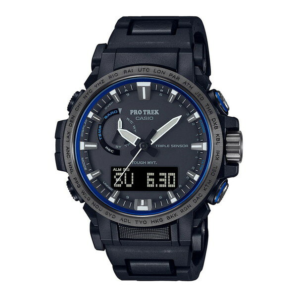 腕時計 時計 CASIO カシオ PRO TREK プロトレック メンズ PRW-61FC-1JF Climber Line ソーラー充電 ウォッチ ブラック 黒 誕生日 新生活 クリスマス 父の日 ギフト プレゼント PRW61FC1JF