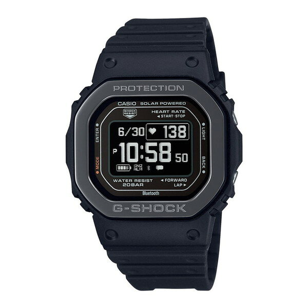 腕時計 時計 CASIO カシオ G-SHOCK メンズ DW-H5600MB-1JR Gショック GSHOCK ジーショック G-SQUAD ソーラー充電 ウォッチ ブラック 黒 誕生日 新生活 クリスマス 父の日 ギフト プレゼント DWH5600MB1JR