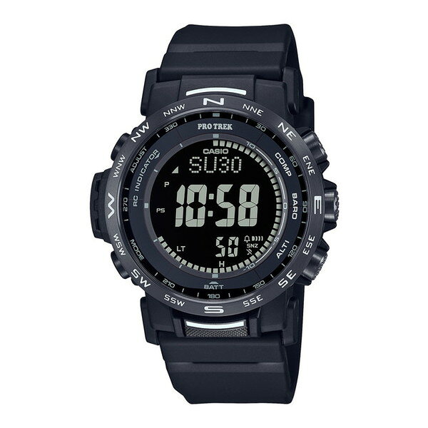腕時計 時計 CASIO カシオ PRO TREK プロトレック メンズ PRW-35Y-1BJF Climber Line ソーラー充電 ウォッチ ブラック 黒 誕生日 新生活 クリスマス 父の日 ギフト プレゼント PRW35Y1BJF