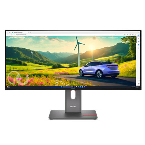 64ADGAR1JP Lenovo [ThinkVision P34WD-40 (34型ワイド液晶ディスプレイ/3440×1440/USB Type-C、DP(In/Out)、HDMI/黒/スピーカー：あり/3年間保証/チルト/スイベル(回転)/高さ調整）]
