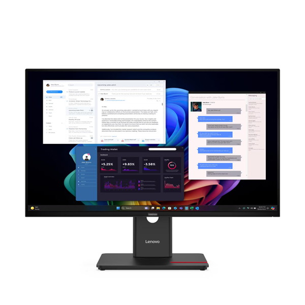 64AFGAR2JP Lenovo [ThinkVision T27UD-40 (27型ワイド液晶ディスプレイ/3840×2160/USB-C、DP、HDMI/ブラック/スピーカー：なし/3年間フル保証/広視野角IPSパネル採用)]