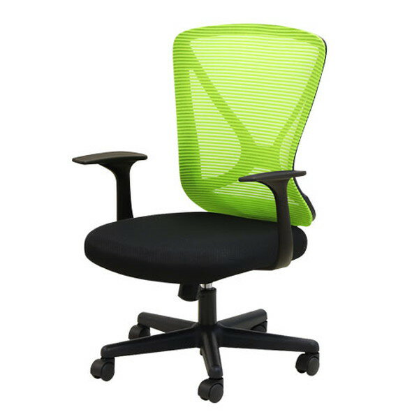 LPN-1TA-W-GN Netforce グリーン ラパンチェアII 肘付 メッシュ オフィスチェア デスクチェア メーカー..