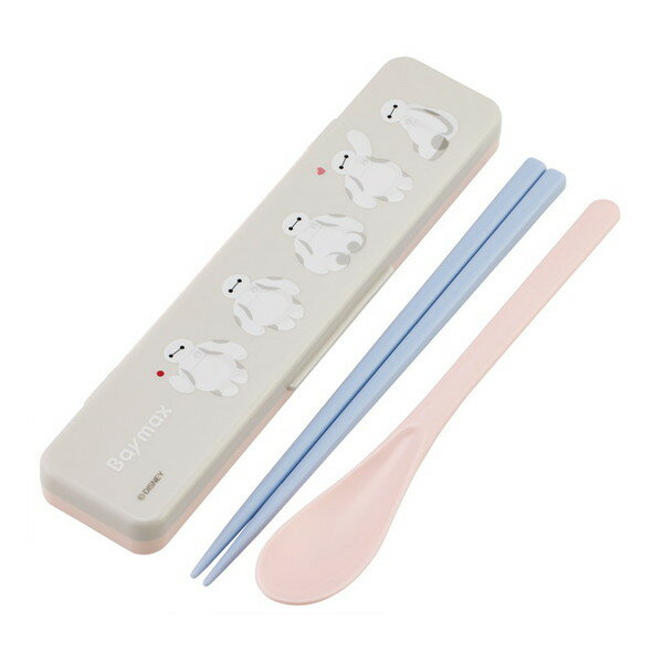 CCS3SA ベイマックス sweet スケーター ディズニー [箸 スプーン セット (弁当 大人用 コンビセット 18cm カチャカチャ鳴らない 日本製)]