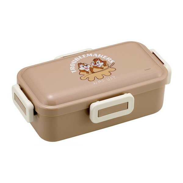 PFLB6 チップ&デール AUTUMN スケーター ディズニー [弁当箱 (ふわっと盛れる ランチボックス 1段 530ml 食洗機対応 レンジ対応 日本製)]