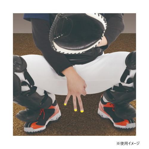 野球 キャッチャー用蛍光ネイルシール (1シート38枚×2枚入り) イエロー SP-CCR-002 イングカワモト 3