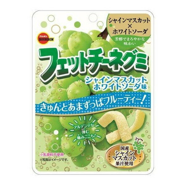 ブルボン フェットチーネグミ シャインマスカットホワイトソーダ味 47g ×10 メーカー直送 プレゼント ギフト