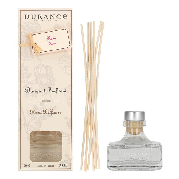 DURANCE デュランス ディフューザー ローズ 100mL DUR-DFROSE-100 フレグランス 誕生日 新生活 クリスマス ギフト プレゼント