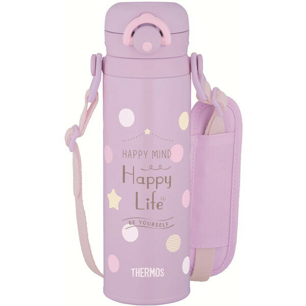 儿童用水壶 - JPF-500-PL-P THERMOS パープルピンク [真空断熱キッズケータイマグ (0.5L)]