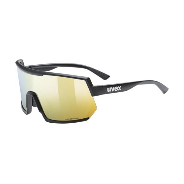 5330322230UVEX UVEX サングラス sportstyle 235 P ブラックマット/イエロー 偏光 メーカー直送