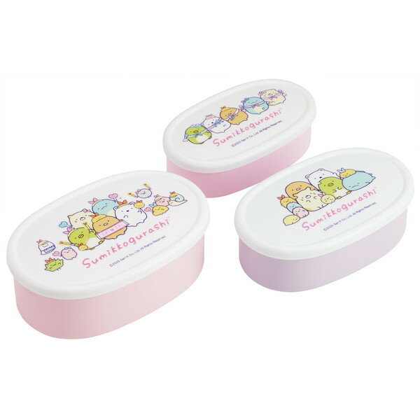 Other - SRS3SAG すみっコぐらし えびてんアイドル スケーター [弁当箱 抗菌 保存容器 ランチボックス 3個セット 日本製]