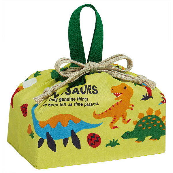 KB7 ディノサウルス 恐竜 26 スケーター [子供用 お弁当 ランチ 巾着 袋 日本製]