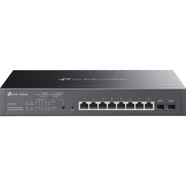 SG2210MP TP-LINK [JetStream 8ポート 10/100/1000Mbps PoE+スイッチ デスクトップ 2SPF]
