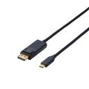 ELECOM CAC-CDP10BK [USB Type-CpDisplayPortϊP[u] [J[