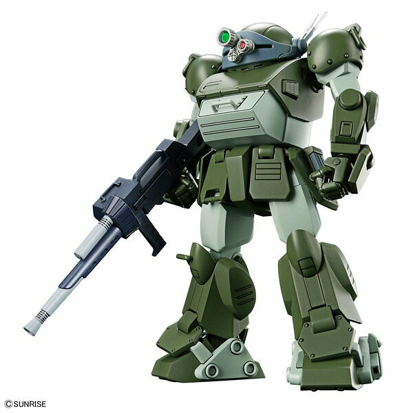 商品説明★ 本体の可動域と脚部各所の関節機構により、「ローラーダッシュ」を再現可能。★ 降着機構を再現する脚部可動をHGサイズに搭載。スコープドッグならではの特徴的なポージングでディスプレイが楽しめる。★ 一部パーツには肉厚成形を採用。1パーツで裏側のモールドまで再現し、パーツ数を抑えることで組みやすさと見た目の重厚感を両立。★ ターレットレンズは左右のスライドと回転が可能。頭部の可動と相まって多彩な表情を演出。レンズカラーは3Dメタリックシールを採用。★ 足裏はグライディングホイールやターンピックなど、設定のディテールを追求。★ 前腕内部に搭載された伸縮ギミックにより、「アームパンチ」を再現可能。★ ヘビィマシンガンと各種ハンドパーツが付属。スペック* セット内容：ヘビィマシンガン×1、3Dメタリックシール×1、ジョイントパーツ×1、ハンドパーツ×1式