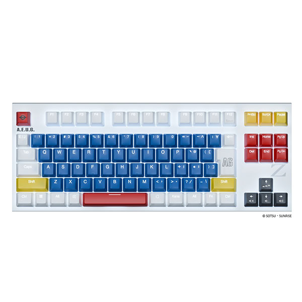 English Keyboard - X1PCZ1 東プレ REALFORCE GX1 Plus Zガンダム [ゲーミングキーボード (日本語配列 91キー)]